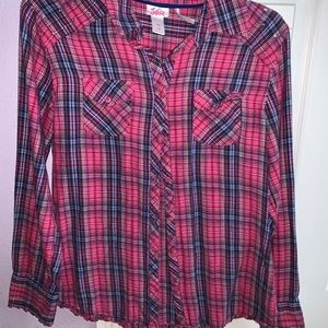 Girls Justice flannel